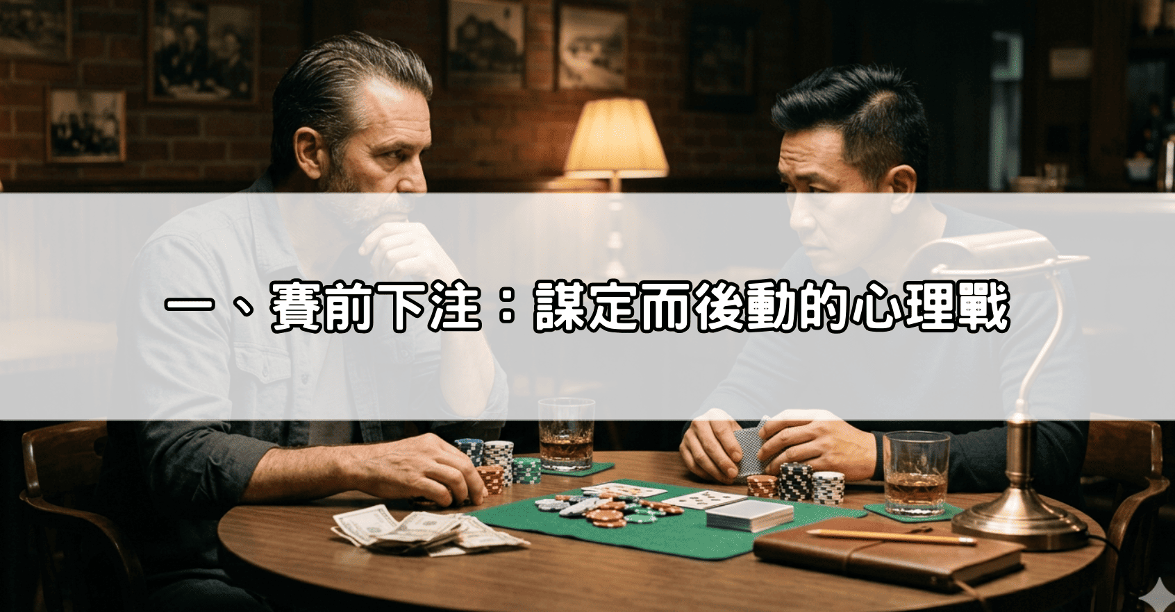 一、賽前下注:謀定而後動的心理戰